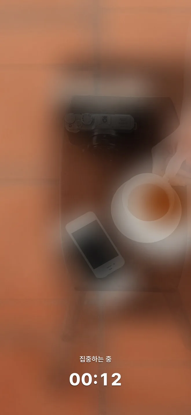 Focus screen — a photo developing